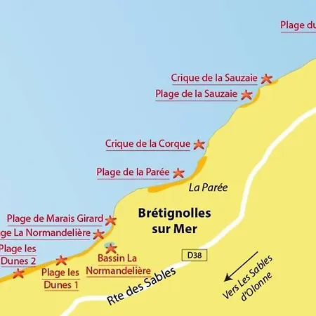 Les Pieds Dans L' Eau 펜션 *